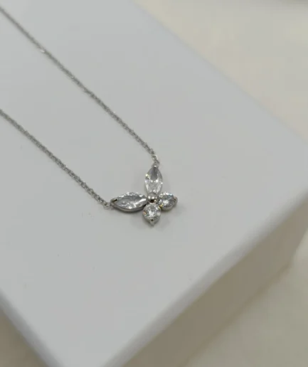 Sparkling Butterfly Necklace