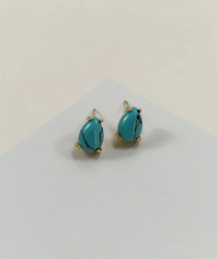 Turquoise Teardrop Earrings