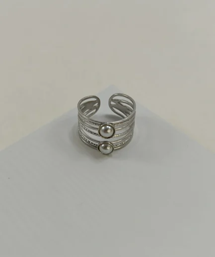Multi-Band Pearl Ring