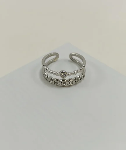 Dewdrop Duet Ring