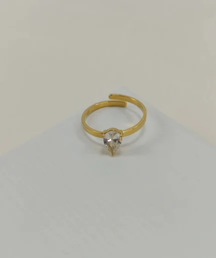 Teardrop Elegance Ring