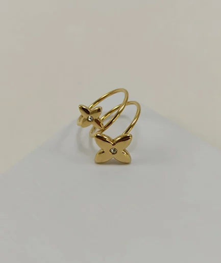 Double Flower Ring