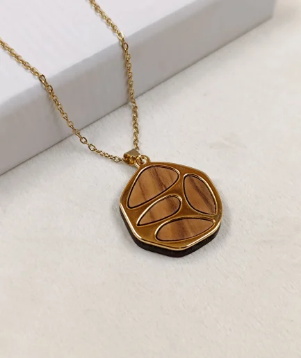 Abstract Olivewood Design